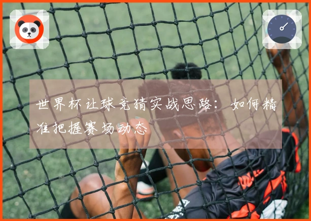 世界杯让球竞猜实战思路：如何精准把握赛场动态